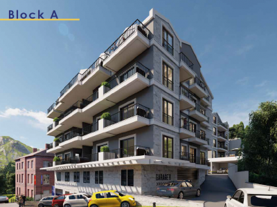 Newly built apartments with infrastructure in Budva
